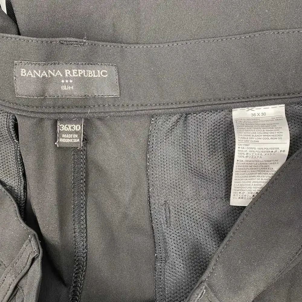 Banana Republic Black Slim Fit Chinos | Size 36 Regular